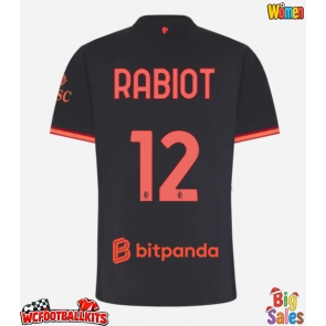 AC Milan Adrien Rabiot #12 Replica Third Stadium Shirt for Women 2026-27 Short Sleeve